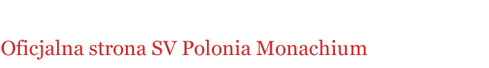 Oficjalna strona SV Polonia Monachium 